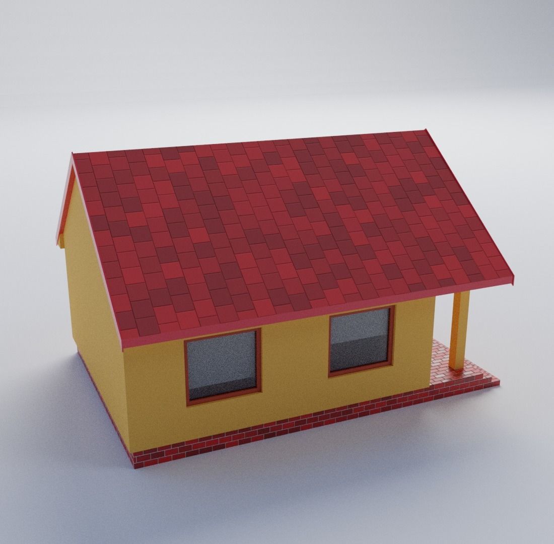 Small house 3D model_1