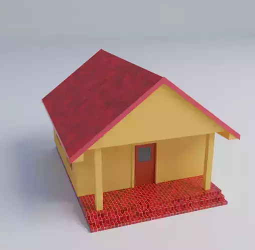 Small house 3D model
