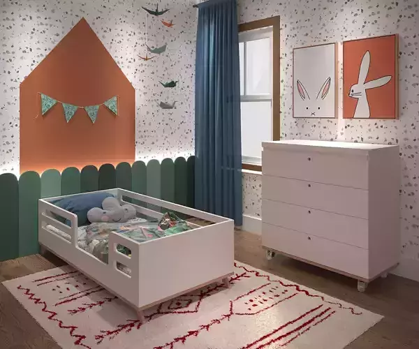 Toddlers Bedroom 3D model