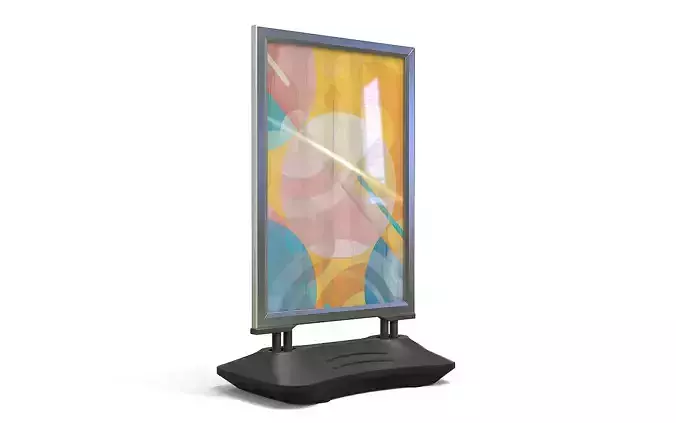 pavement sign water base street sign advertisement