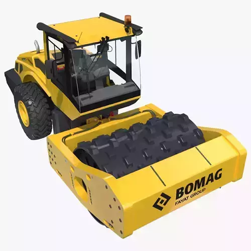 BOMAG BW226 PDH5 Single Drum Compactor New 3D model