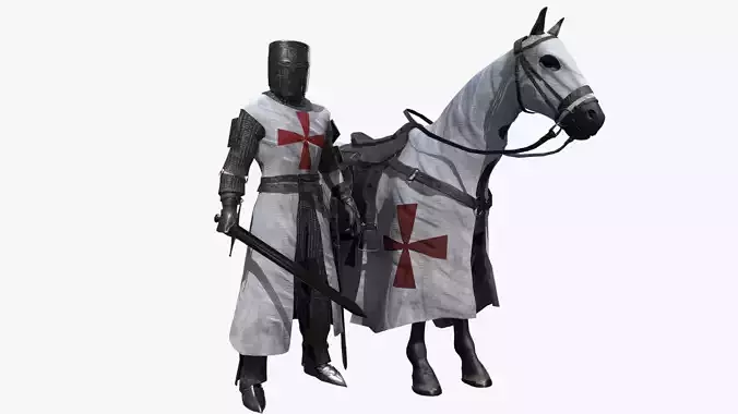 Crusader Pack 3D Model Collection