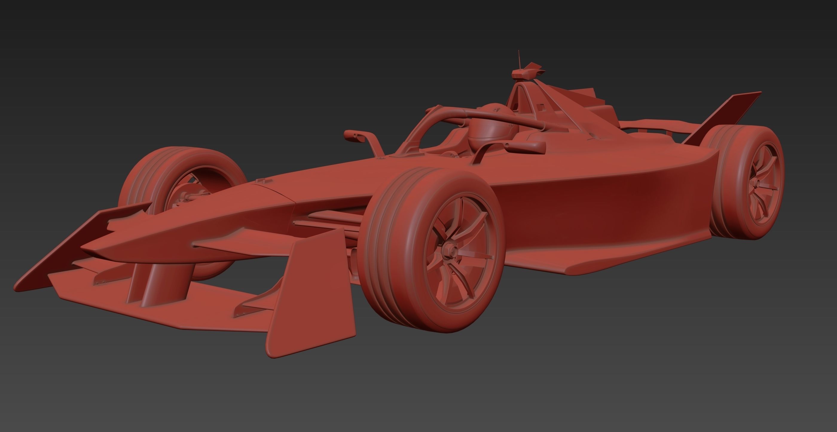 Formula E Gen3 2023 Template 3D model_22