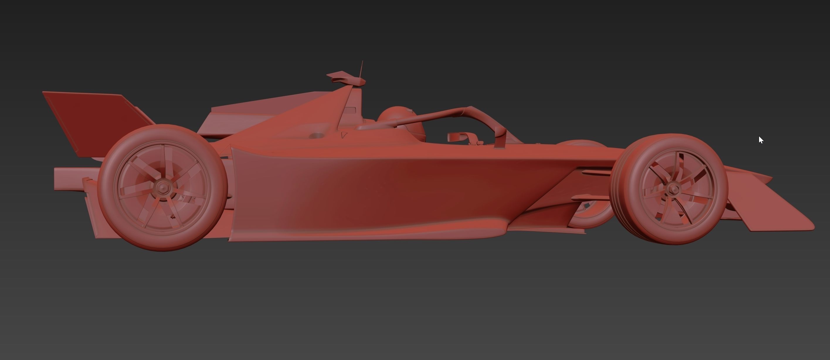 Formula E Gen3 2023 Template 3D model_25