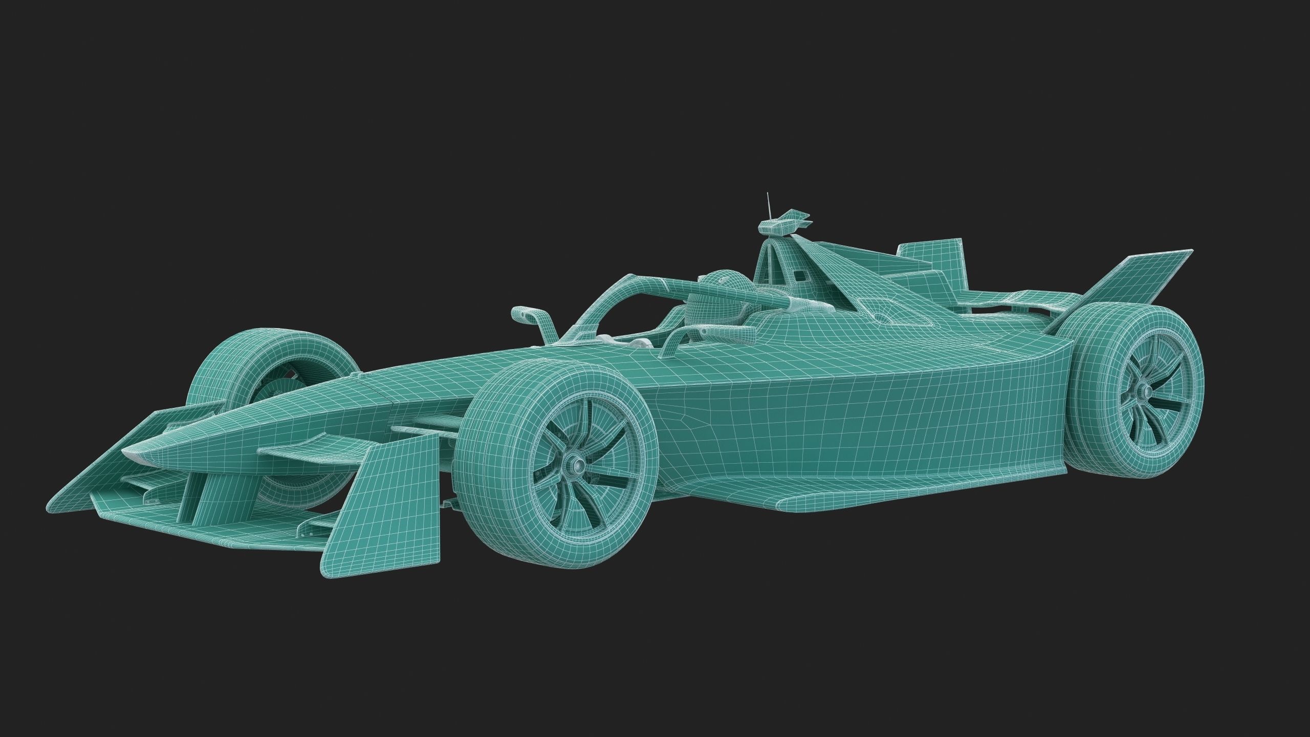 Formula E Gen3 2023 Template 3D model_15