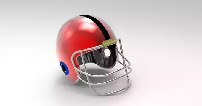 3D Helmet football