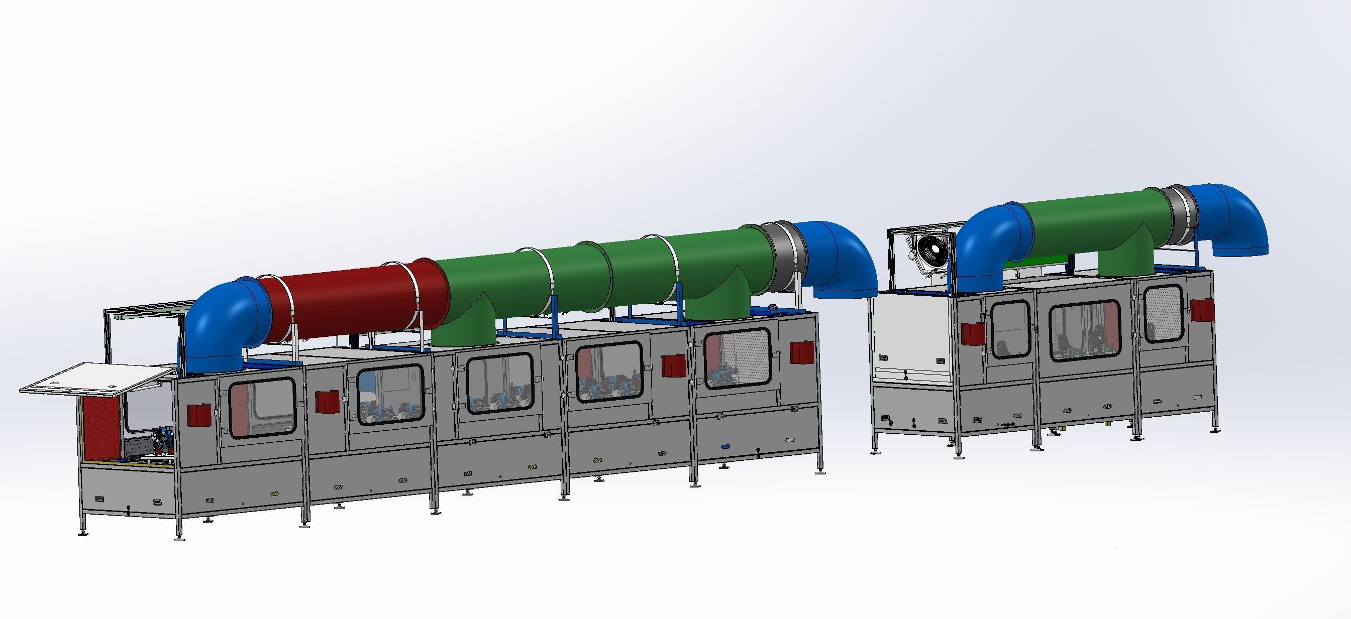 Motor aging test machine  3D model_6