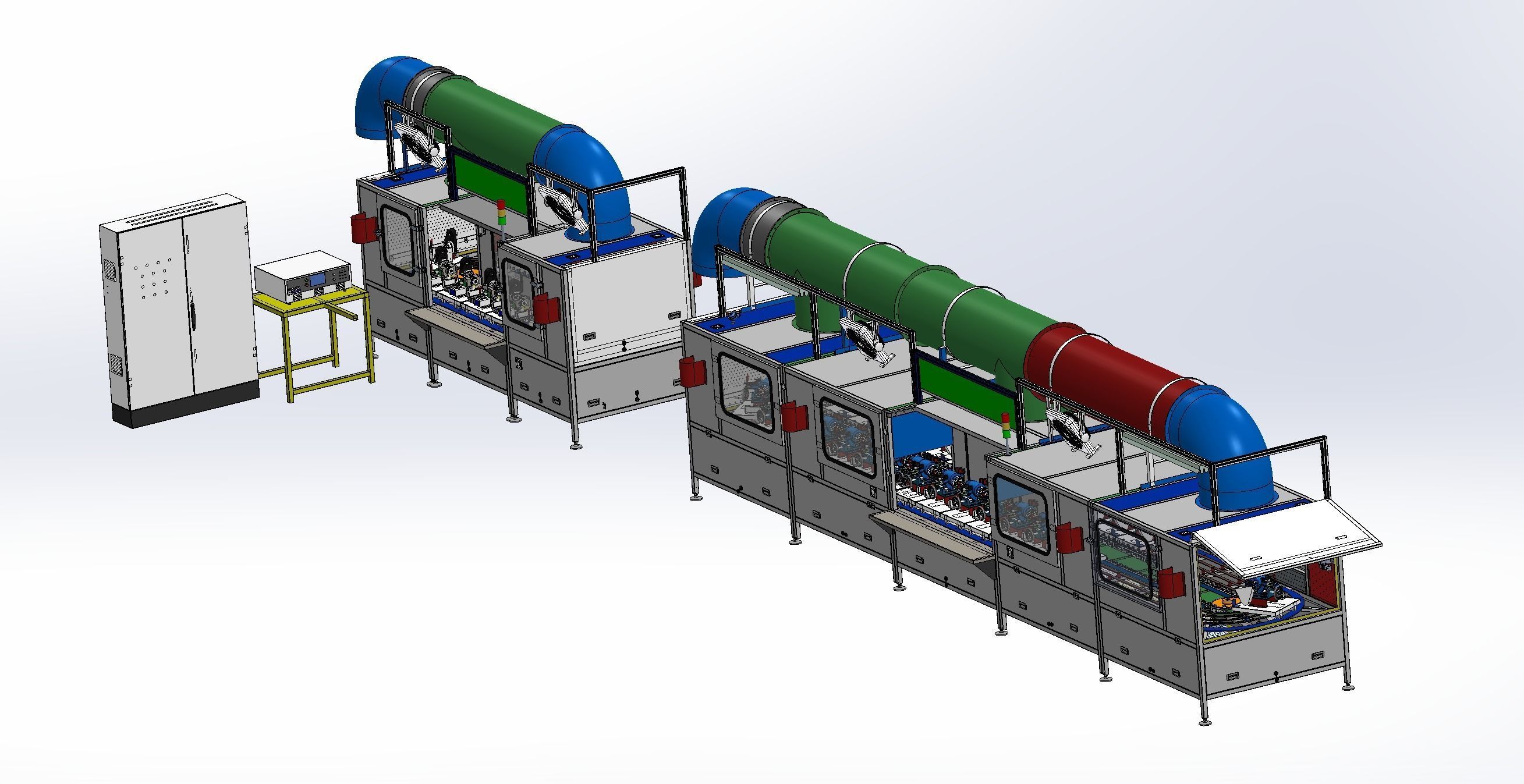 Motor aging test machine  3D model_5