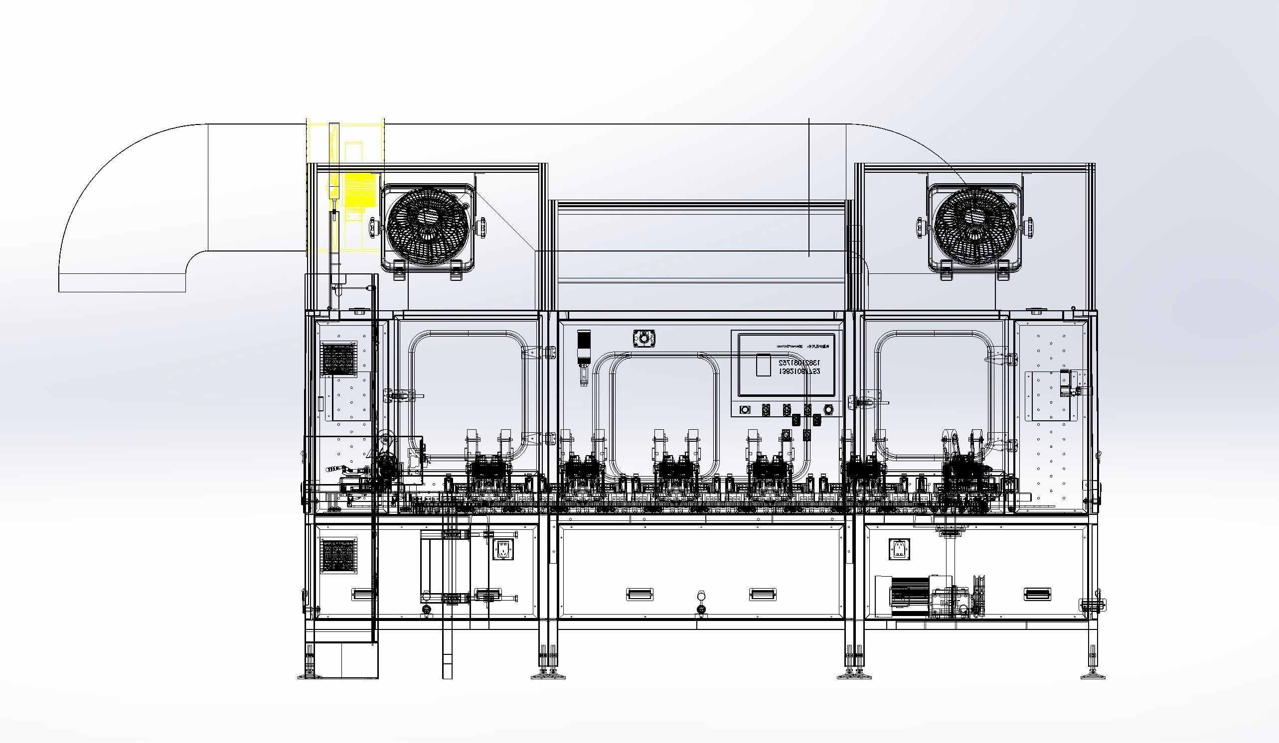 Motor aging test machine  3D model_18