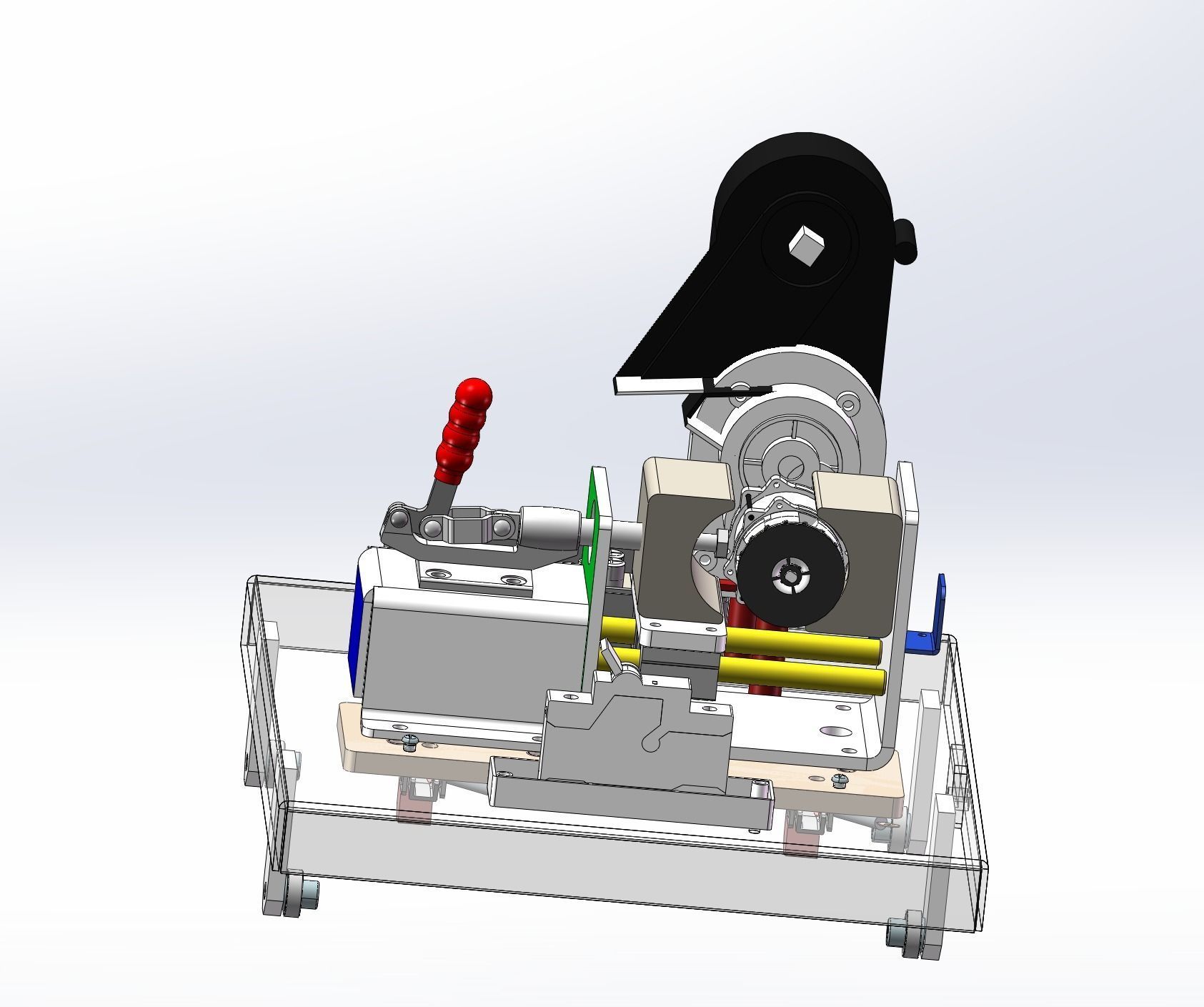 Motor aging test machine  3D model_12