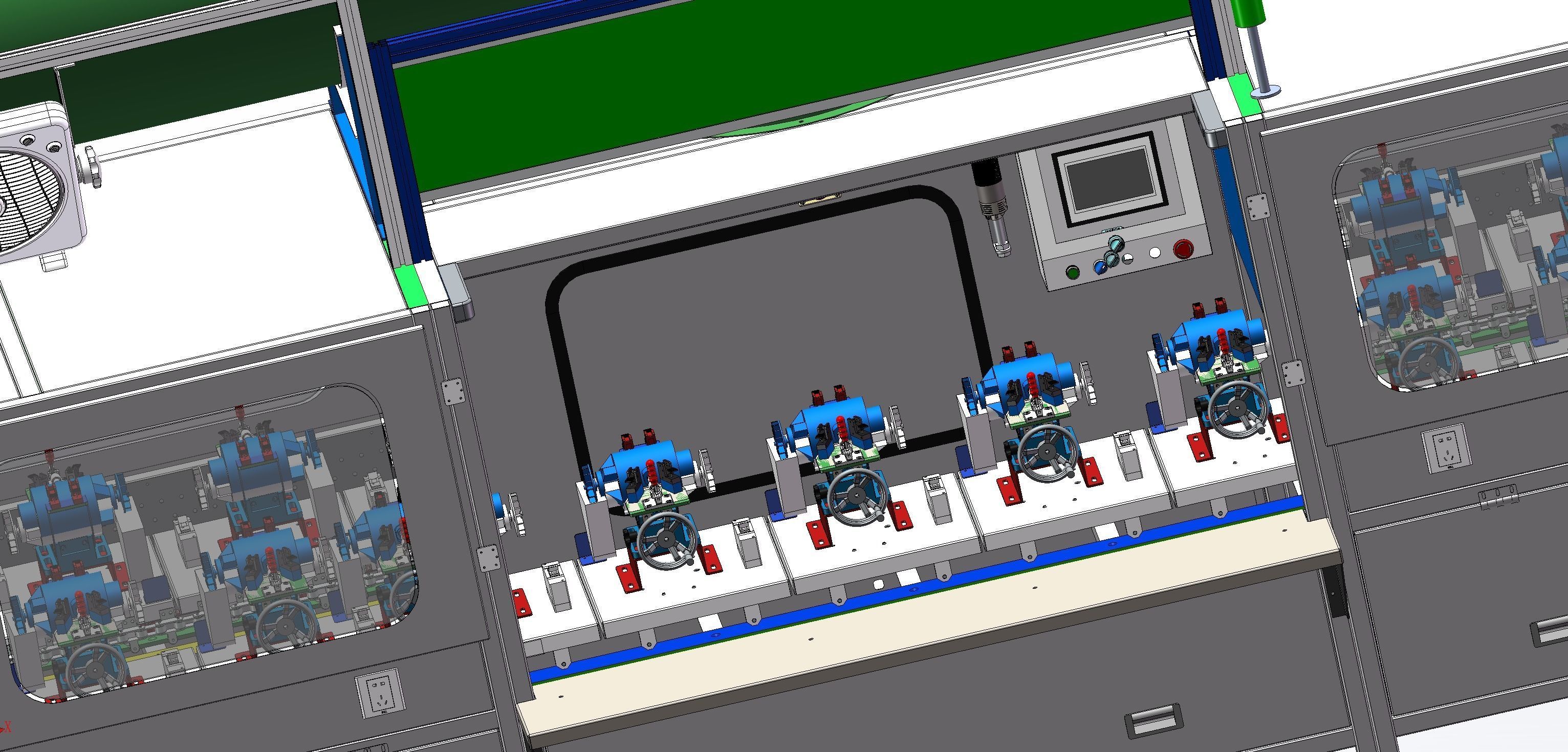 Motor aging test machine  3D model_21