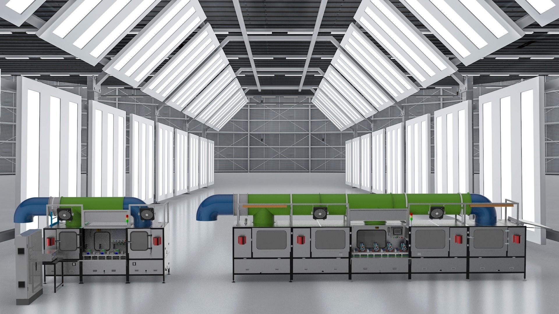 Motor aging test machine  3D model_2