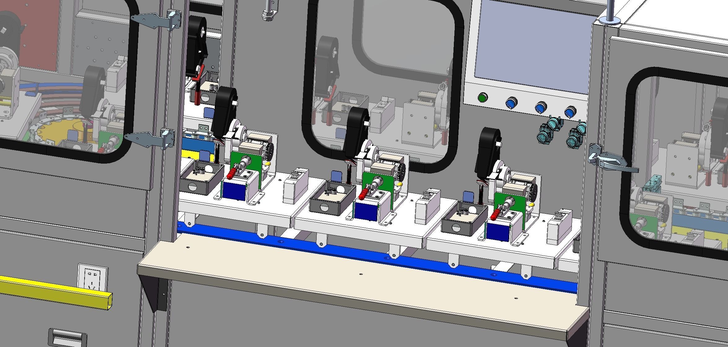 Motor aging test machine  3D model_13