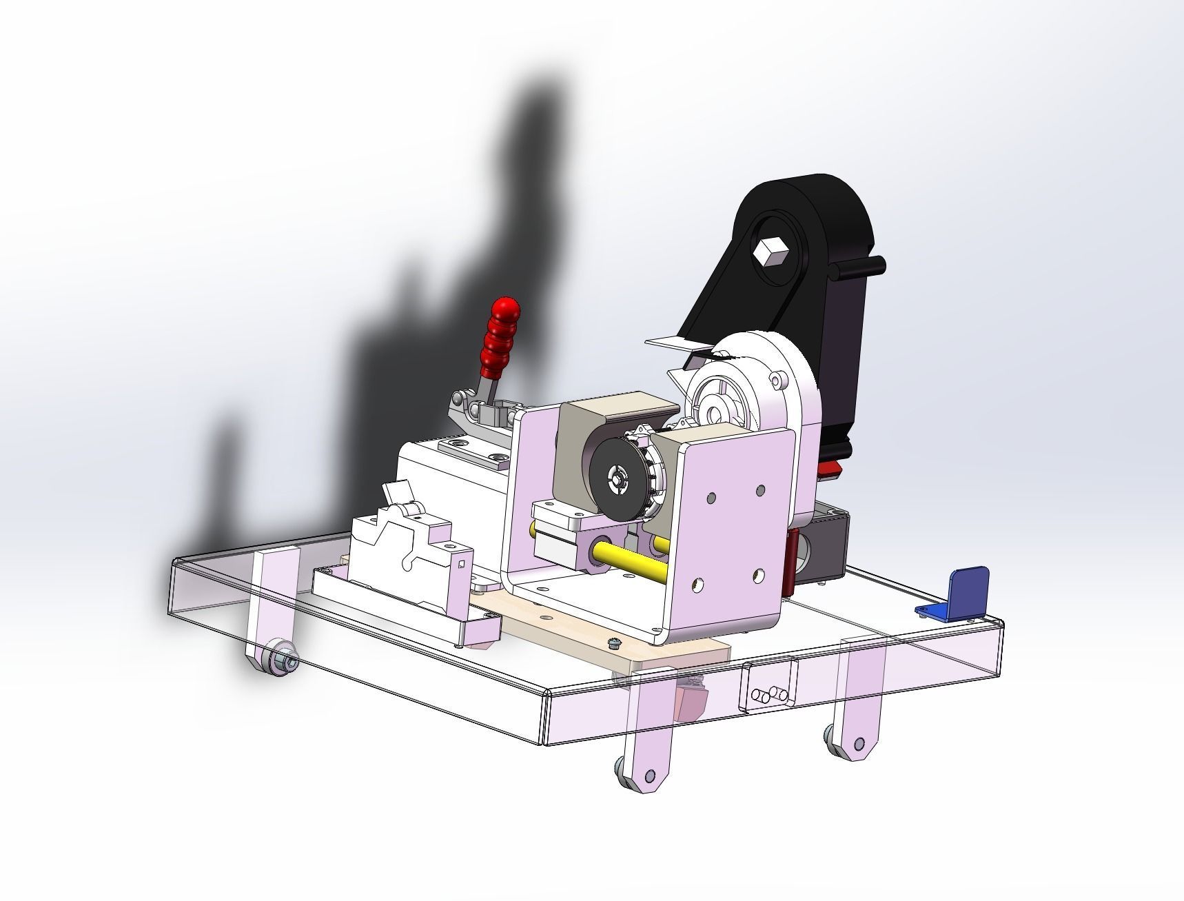Motor aging test machine  3D model_11