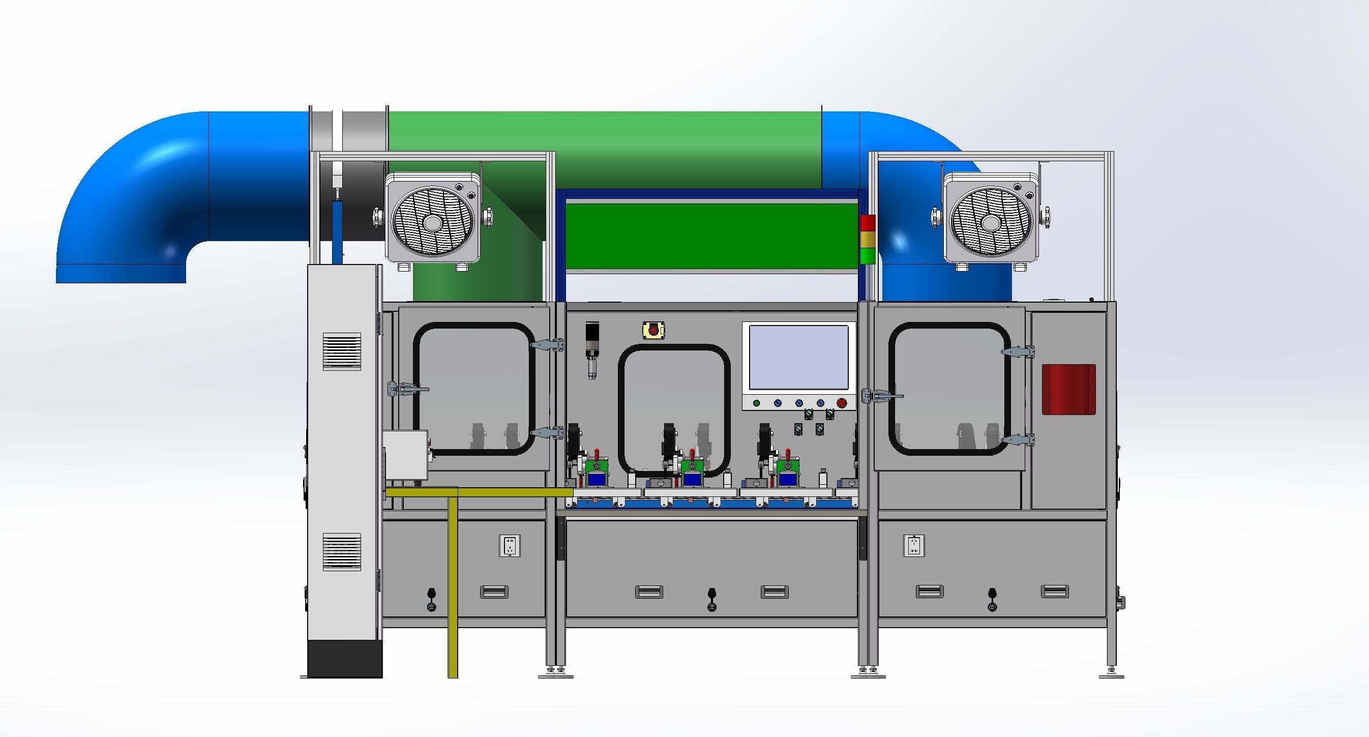 Motor aging test machine  3D model_20