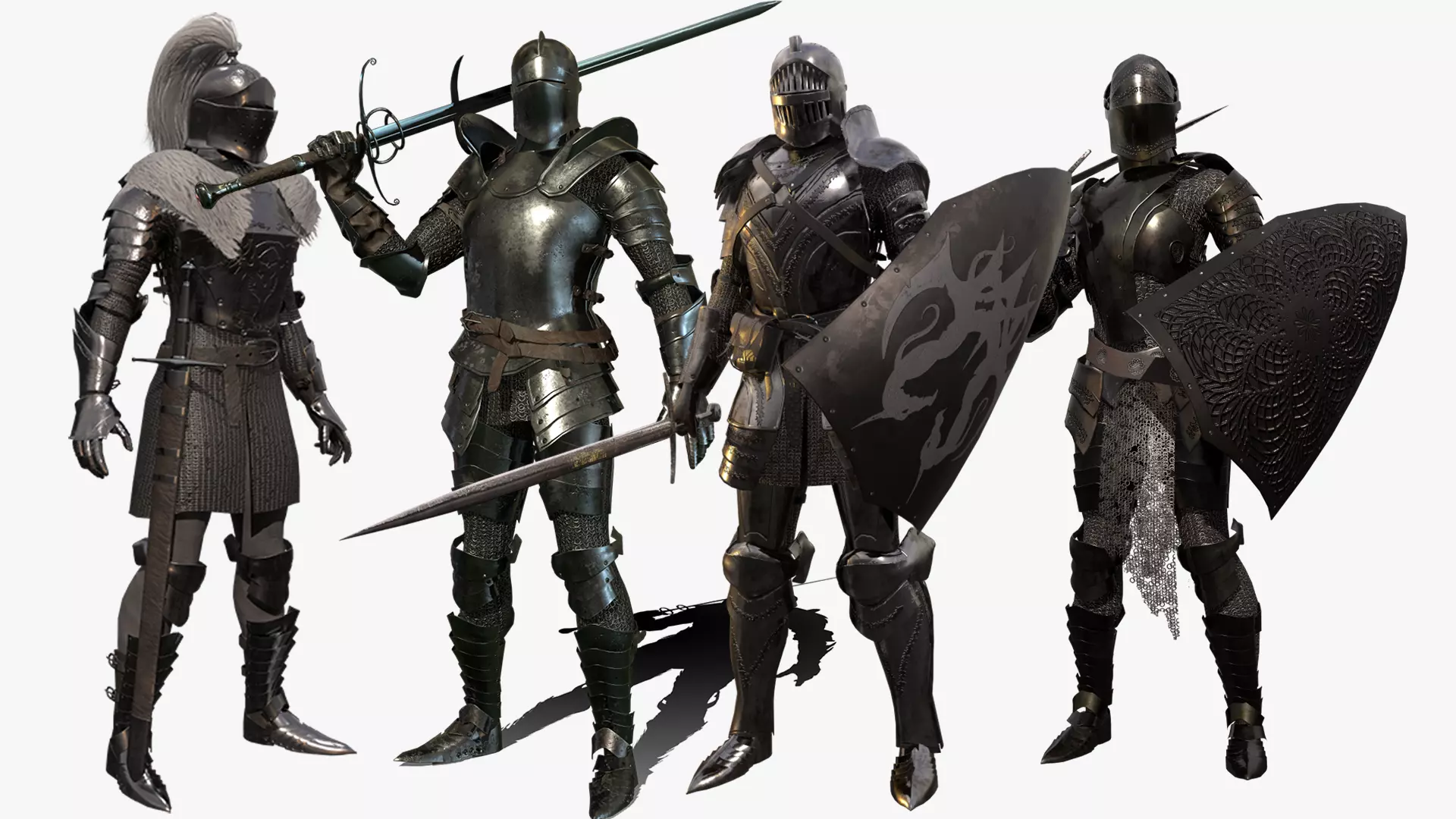 Knight Pack 3D Model Collection_0