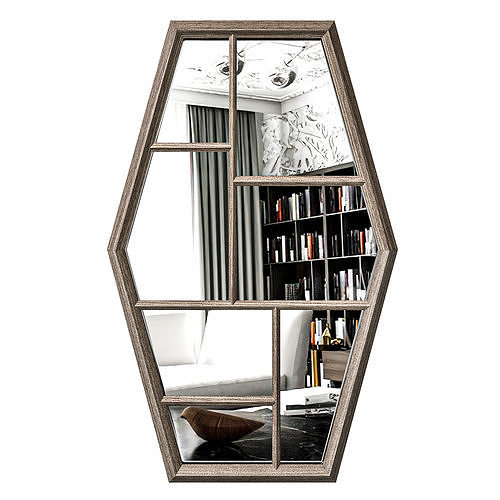DEW DROP MIRROR by Baker 3D model