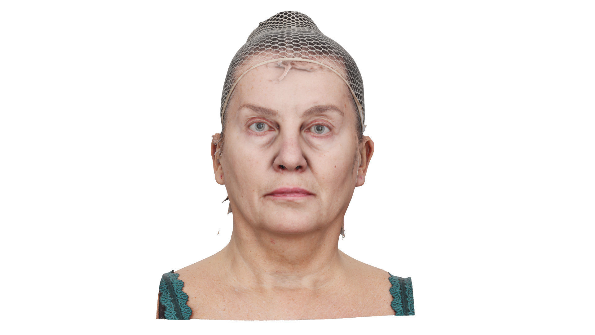 Raw 3D Head Scan Isolda Hoven 3D model_1