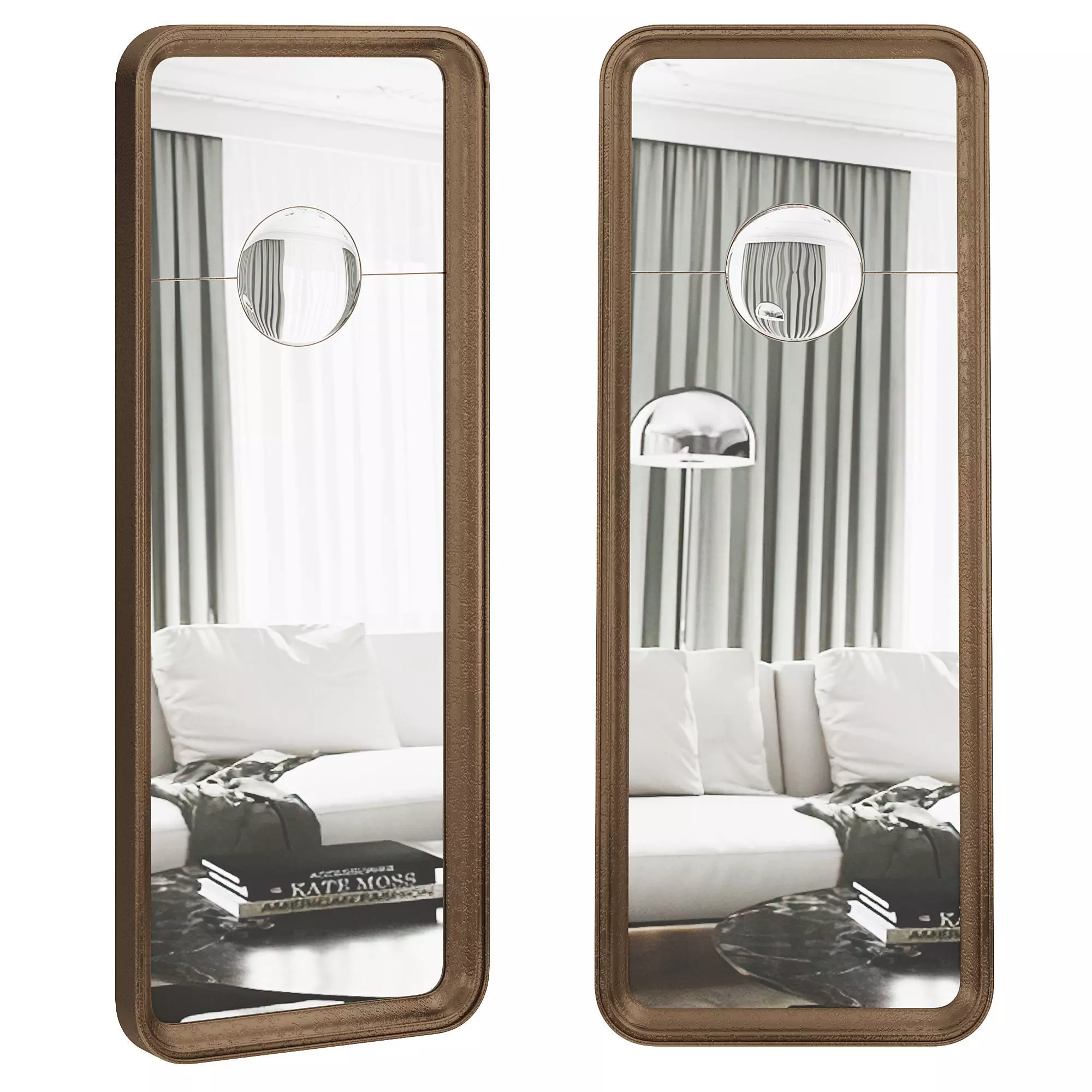 PIXIE FLOOR MIRROR by Bakerfurniture 3D model