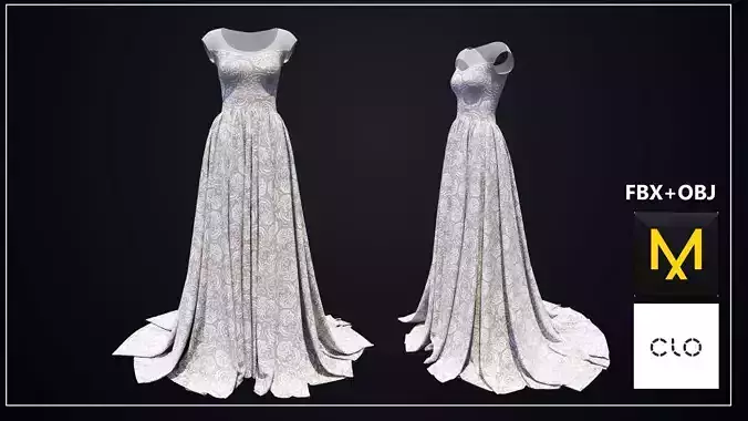 Wedding Dress Marvelous Designer