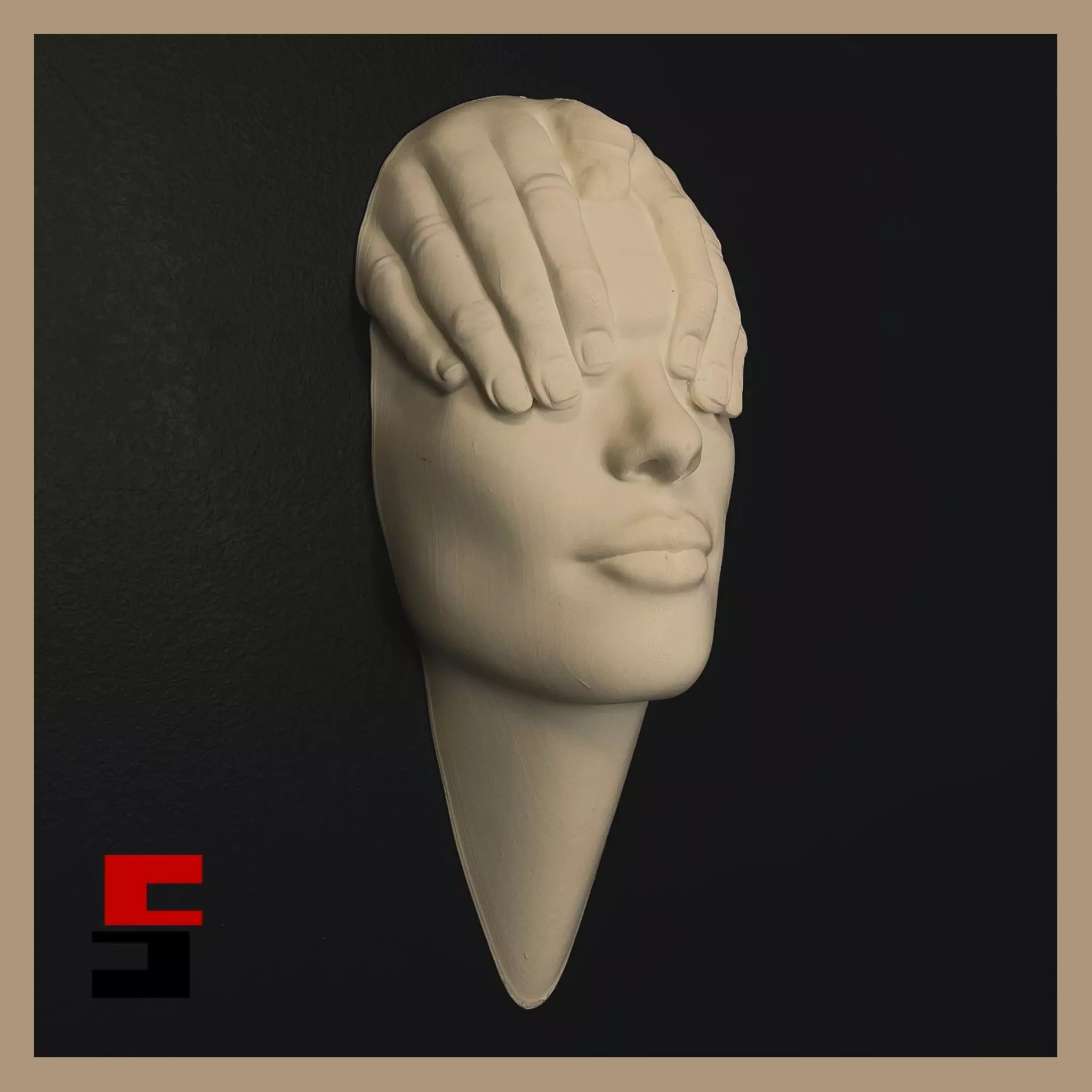 Abstract Art Smile Face WallArt Lucid Dream The Windows 3D print model