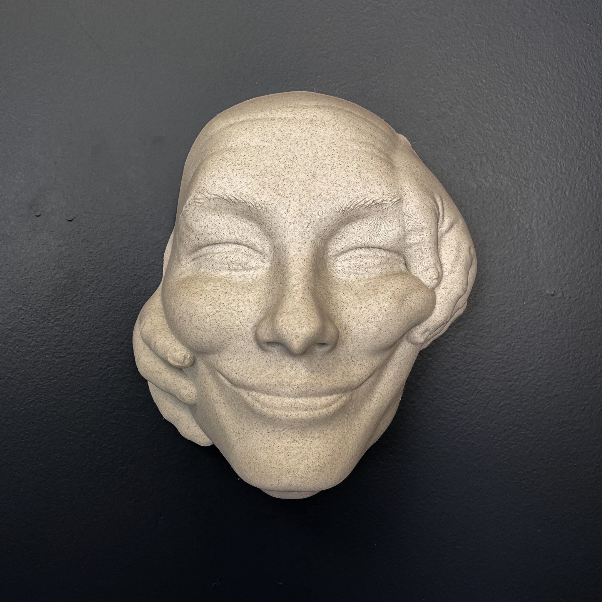 Abstract Art Face WallArt Lucid Dream The Windows 3D print model_9