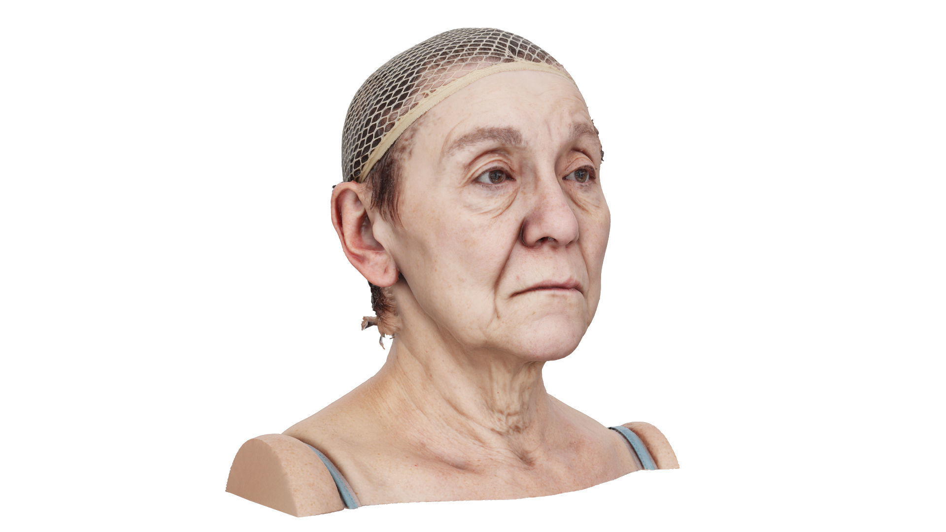 Raw 3D Head Scan Isla Cole 3D model_2