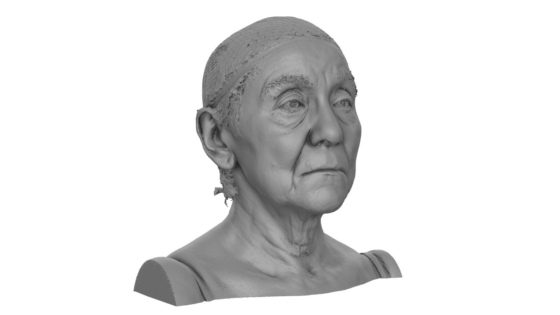 Raw 3D Head Scan Isla Cole 3D model_5