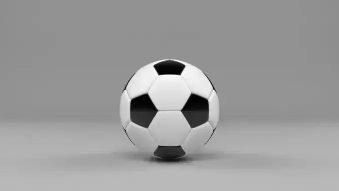 football 3d model soccer ball