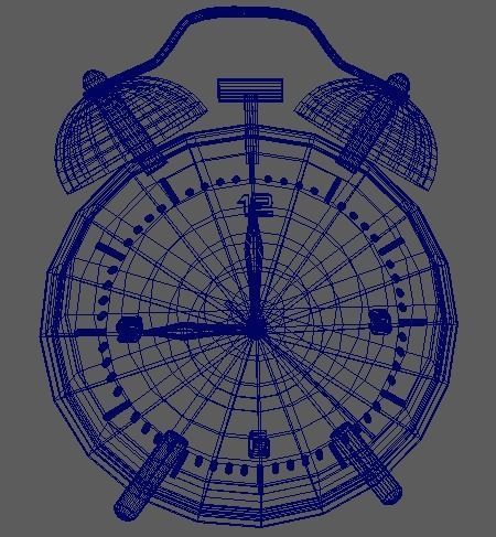 Alarm Clock 3D model_6
