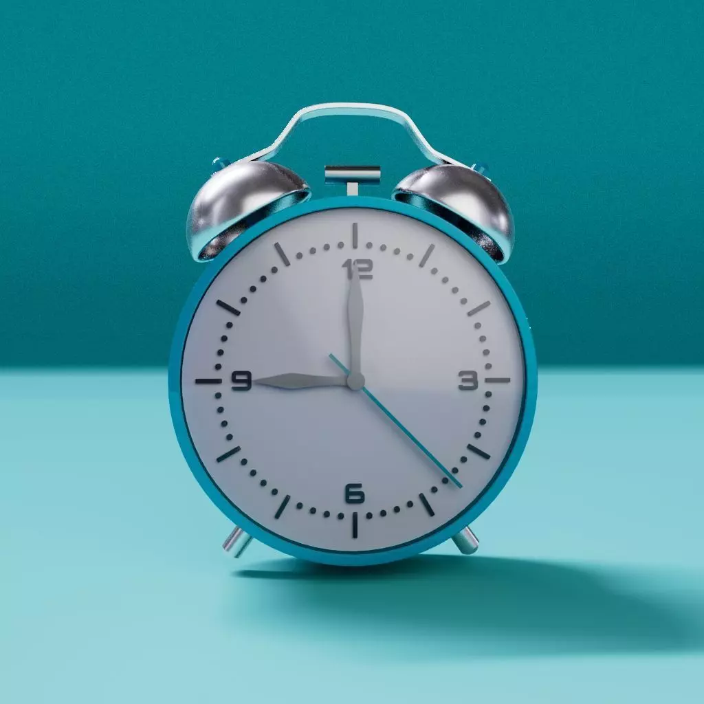 Alarm Clock 3D model_0