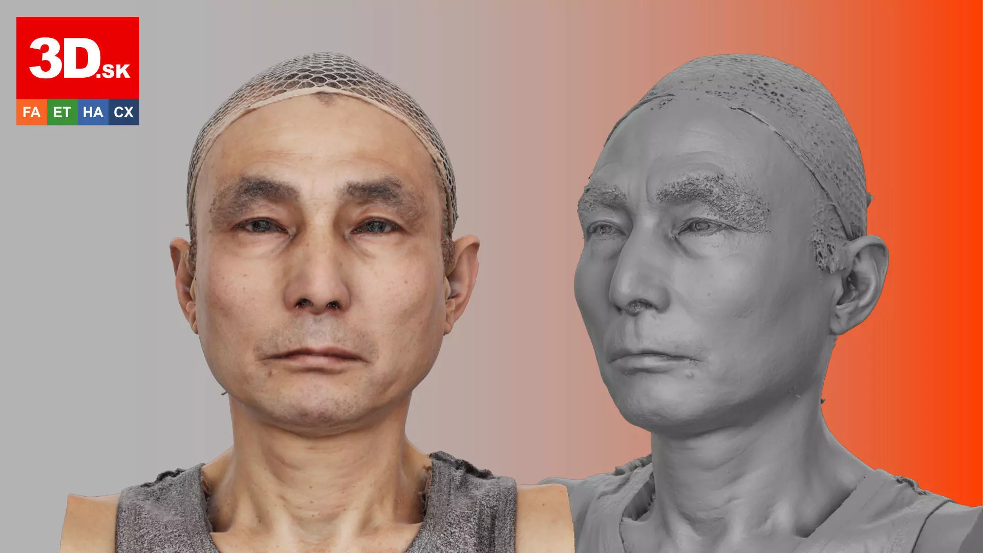 Raw 3D Head Scan Hitarashi Hachigoro 3D model_0