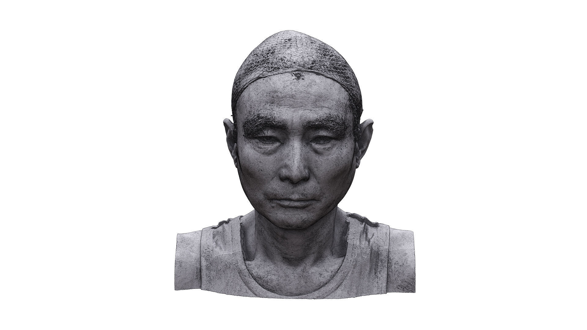 Raw 3D Head Scan Hitarashi Hachigoro 3D model_7