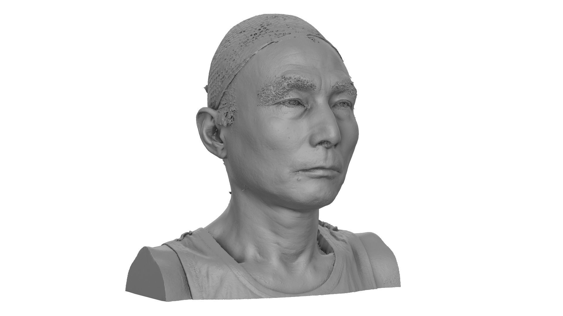 Raw 3D Head Scan Hitarashi Hachigoro 3D model_5