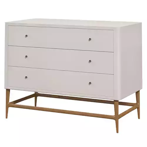RADIUS NIGHTSTAND by Bakerfurniture 3D model
