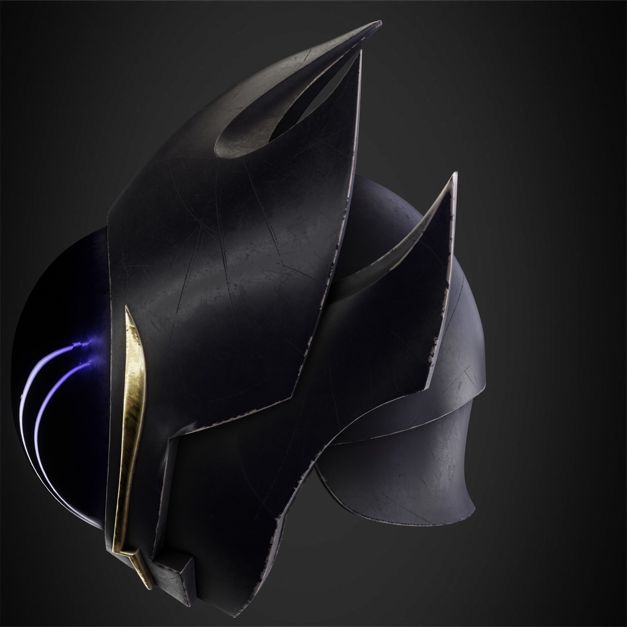 Code Geass Zero Mask for Cosplay 3D print model_8