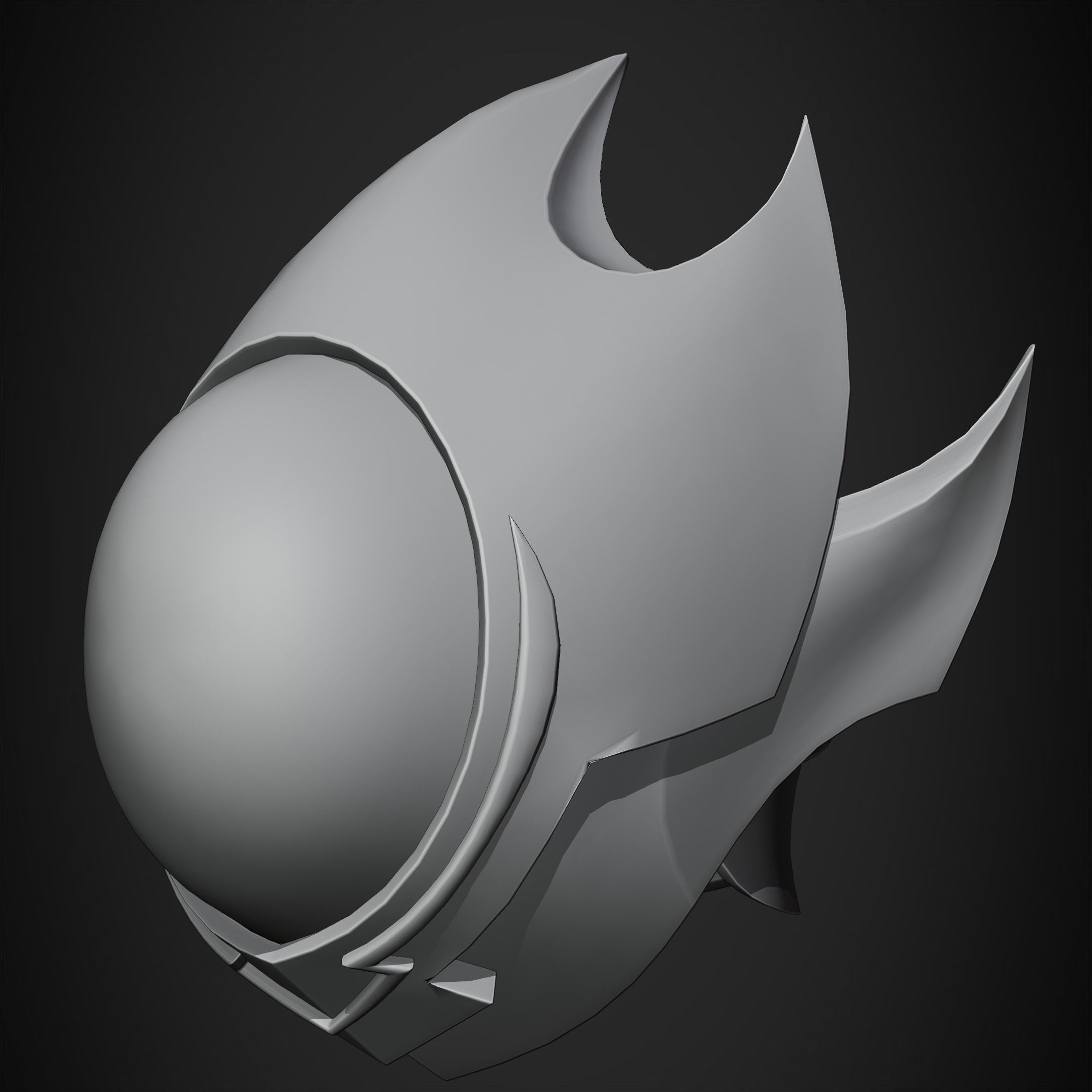 Code Geass Zero Mask for Cosplay 3D print model_13
