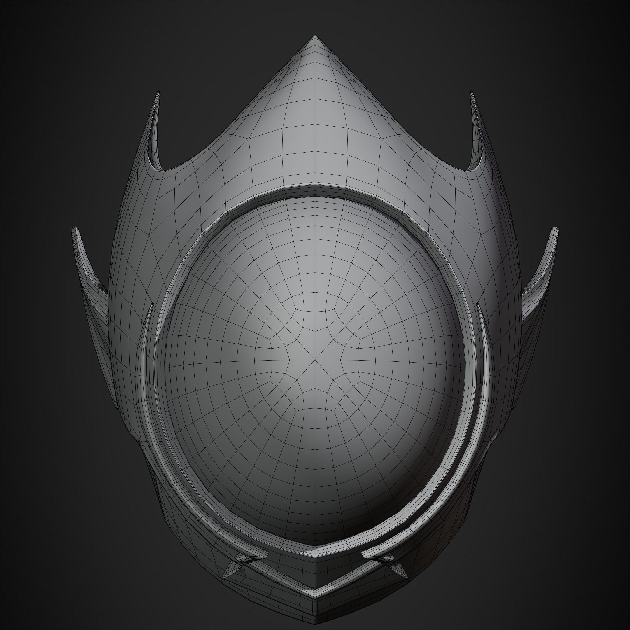 Code Geass Zero Mask for Cosplay 3D print model_10