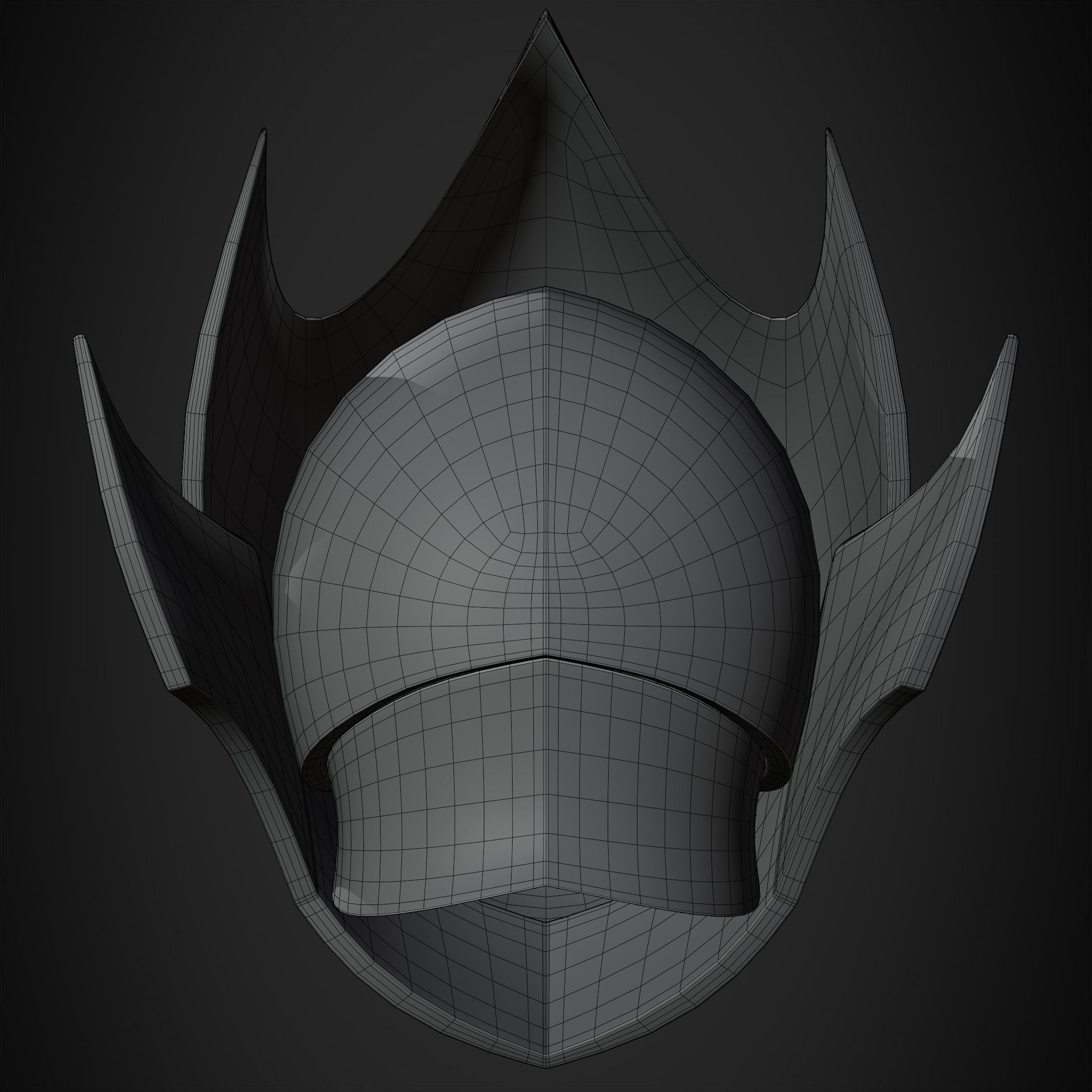 Code Geass Zero Mask for Cosplay 3D print model_14