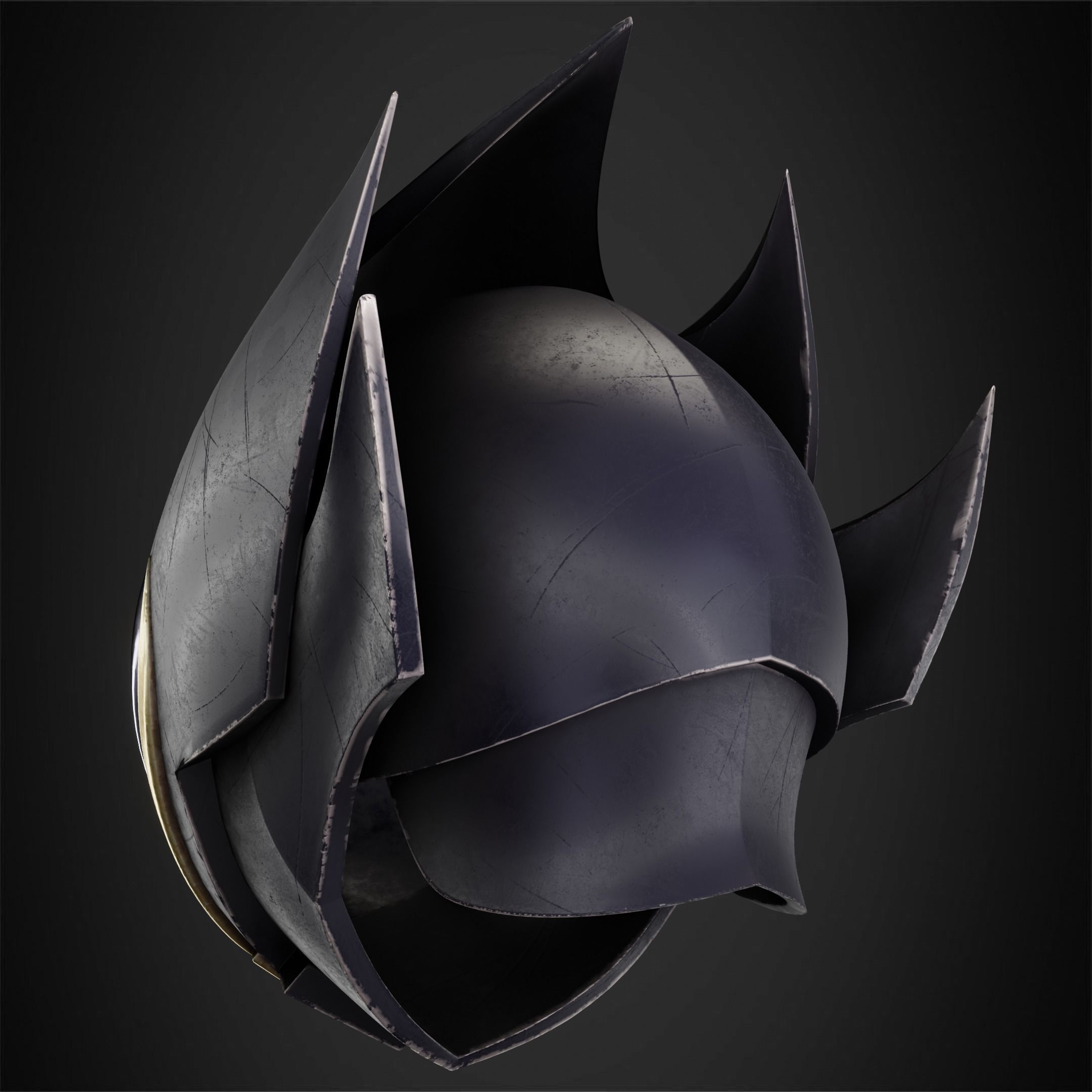 Code Geass Zero Mask for Cosplay 3D print model_7