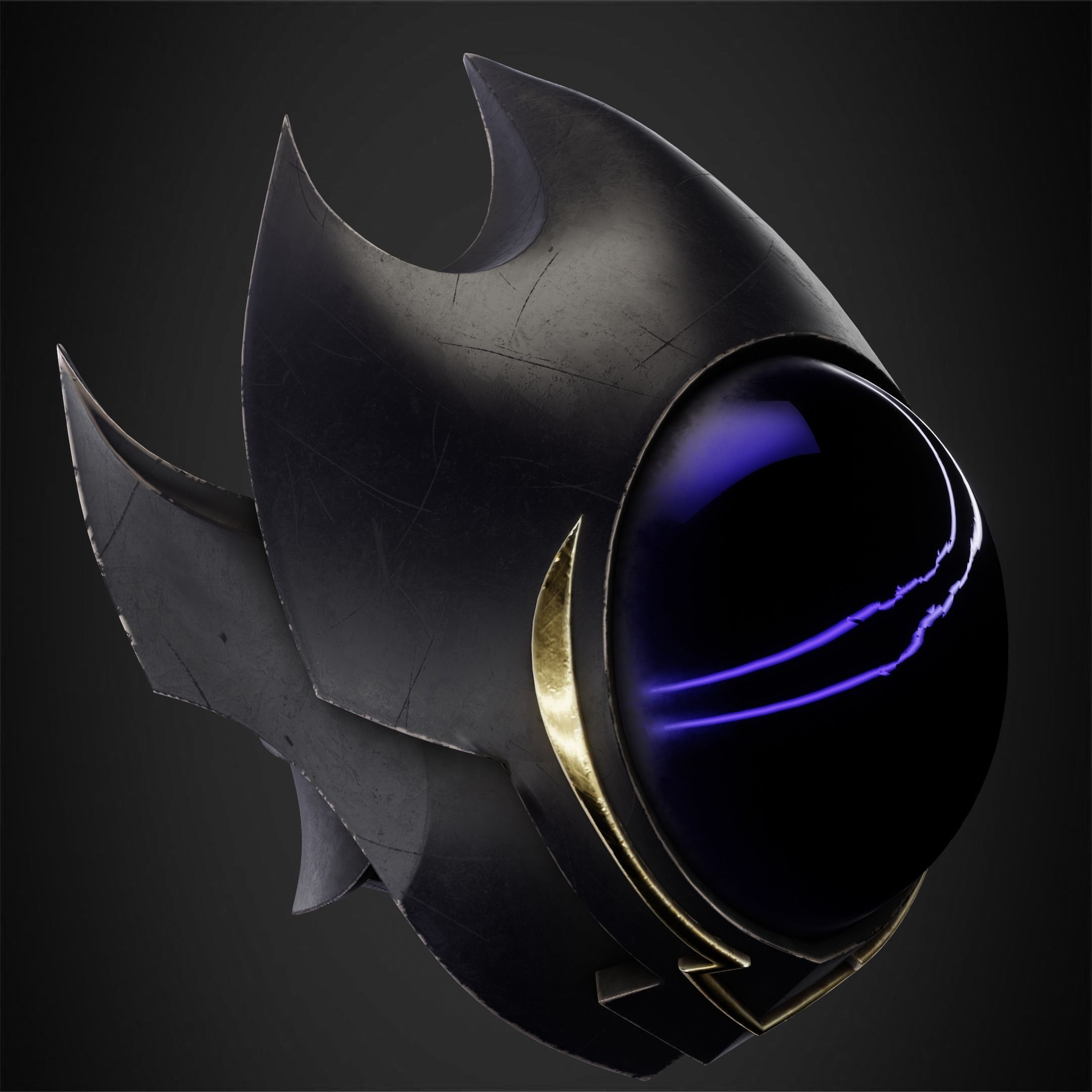 Code Geass Zero Mask for Cosplay 3D print model_6