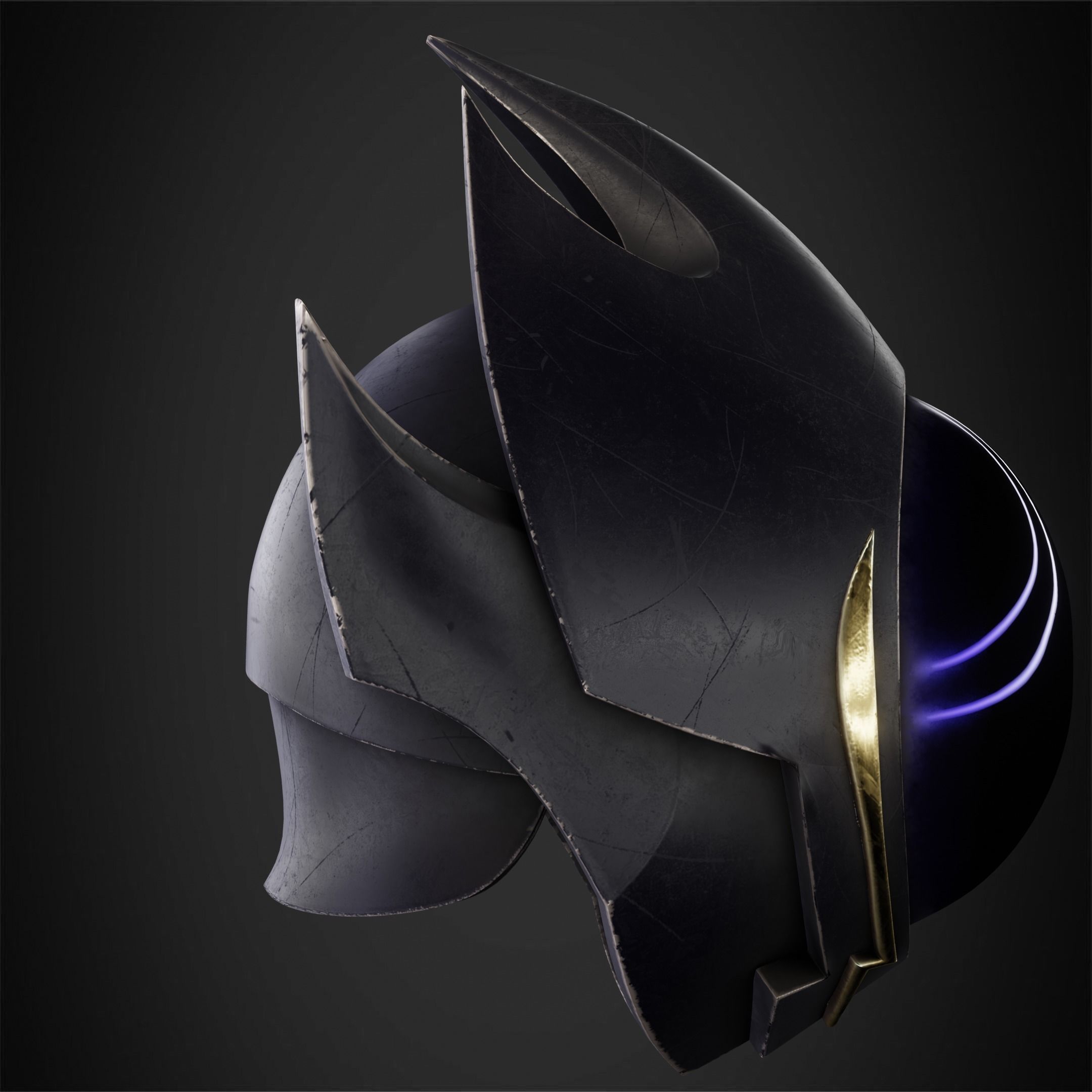 Code Geass Zero Mask for Cosplay 3D print model_5