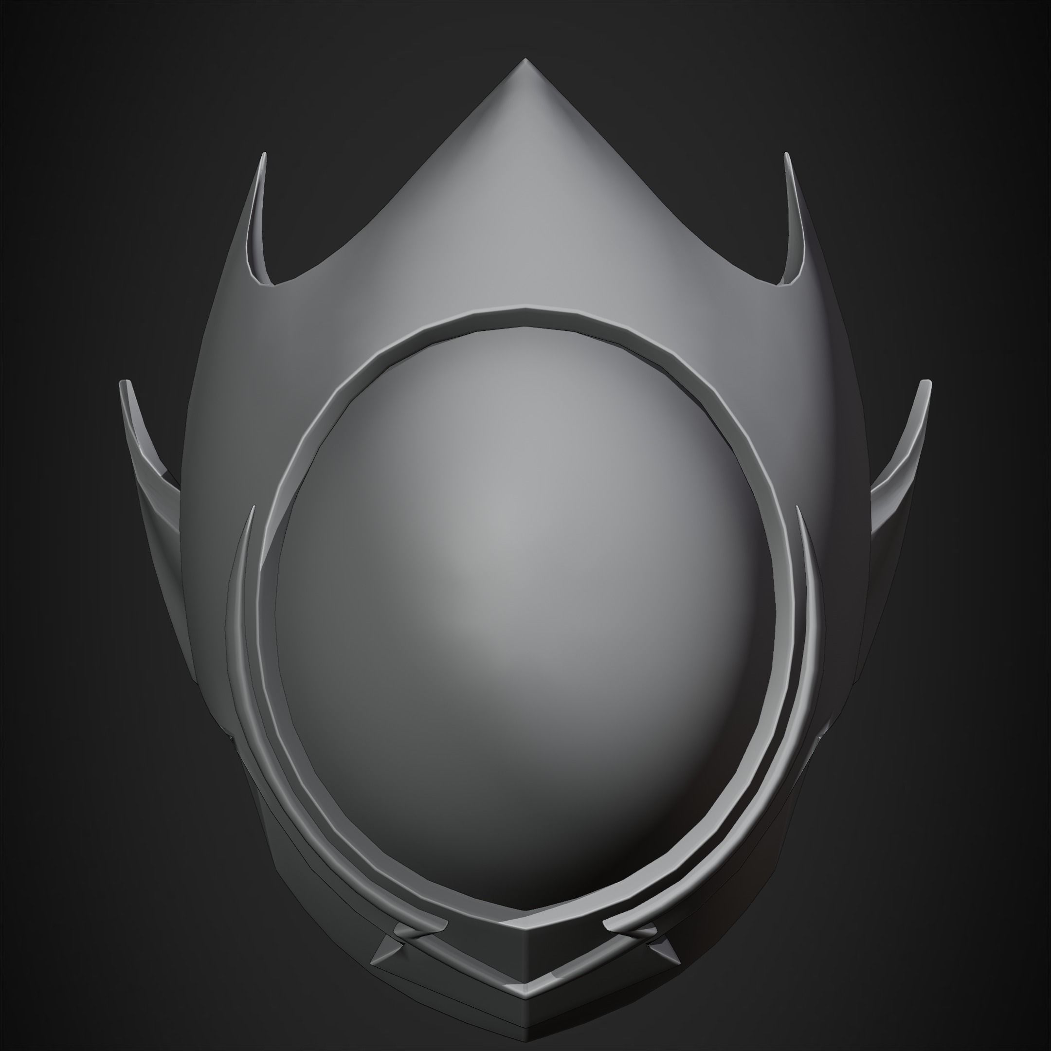 Code Geass Zero Mask for Cosplay 3D print model_11