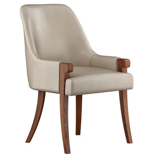 Atticus armchair by Bakerfurniture 3D model 5