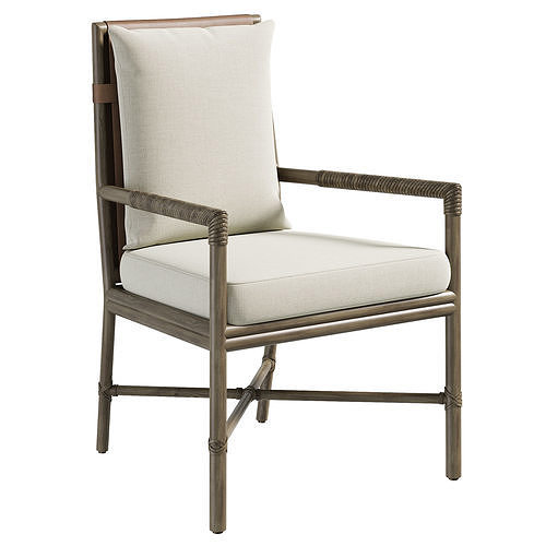 BERCUT DINING ARMCHAIR by Bakerfurniture 3D model