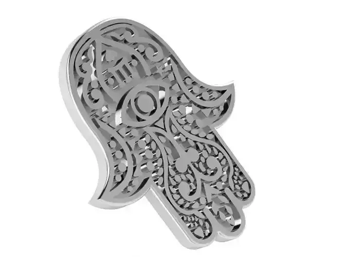 Hamsa Hand Pendant 0762