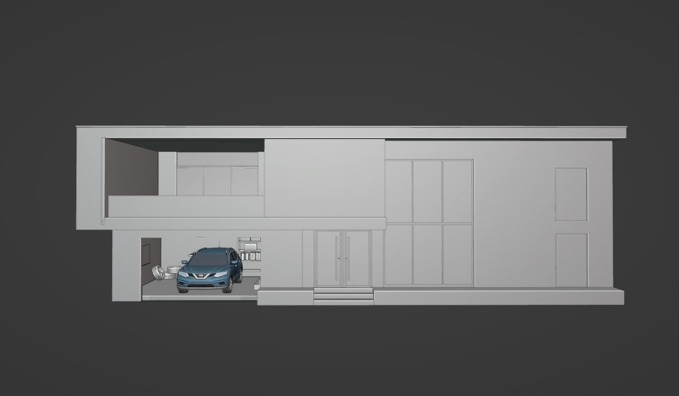 Azure House 3D model_1