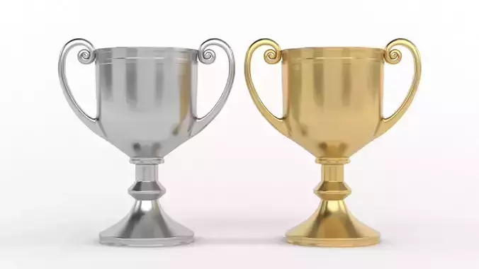 Trophy Cups 3D model