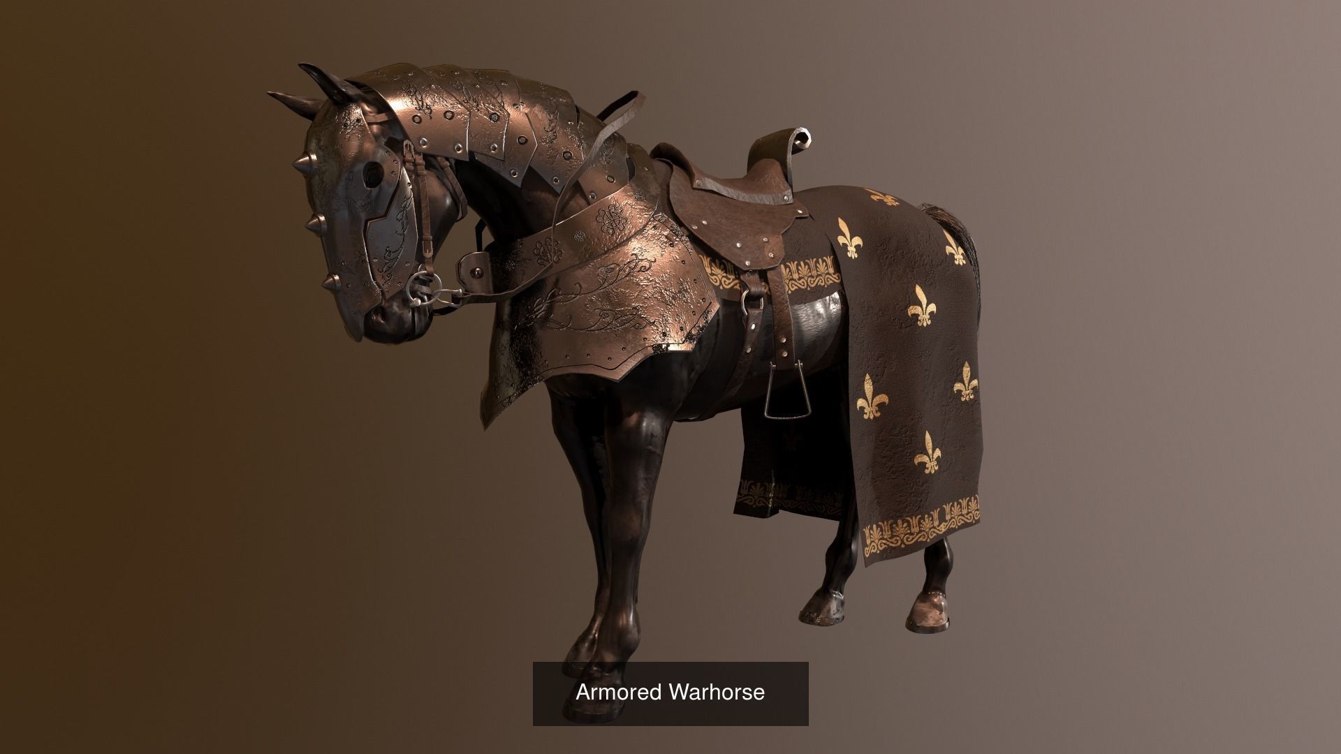 Knight and Horse 3D Model Collection_4