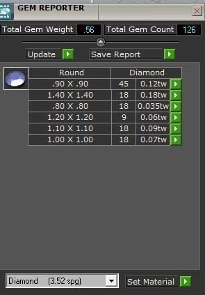 Rhombus Texture Ring 0772 3D print model_5